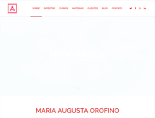 Tablet Screenshot of mariaaugusta.com.br